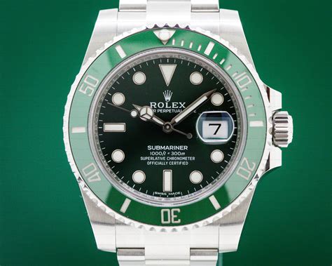 rolex submariner green prezzo|rolex submariner prezzo listino.